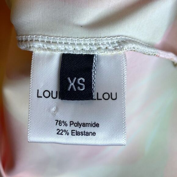 NWOT Louisa Ballou Ssense Orange Button Down Shirt Size XS - Picture 5 of 6